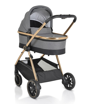 Cangaroo-Hydra-kolica-za-bebe-3u1-sa-iSize-auto-sedistem-Grey_1
