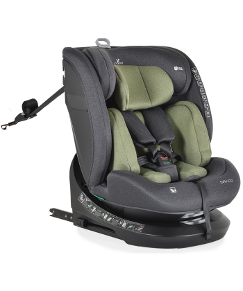 Cangaroo Draco Roto 360 i-Size Isofix auto sedište za bebe 40-150 cm - Olive Green - Slika 2