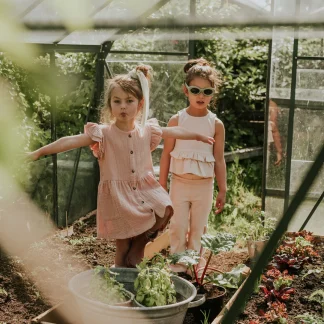 Haljina za devojcice puder roze