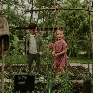 Majica kratak rukav za dečake na prugice