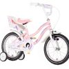 BICIKL KIDS VISITOR SONGBIRD 16" 9" V-BRAKE KONTRA 105-125CM (16") ROZE