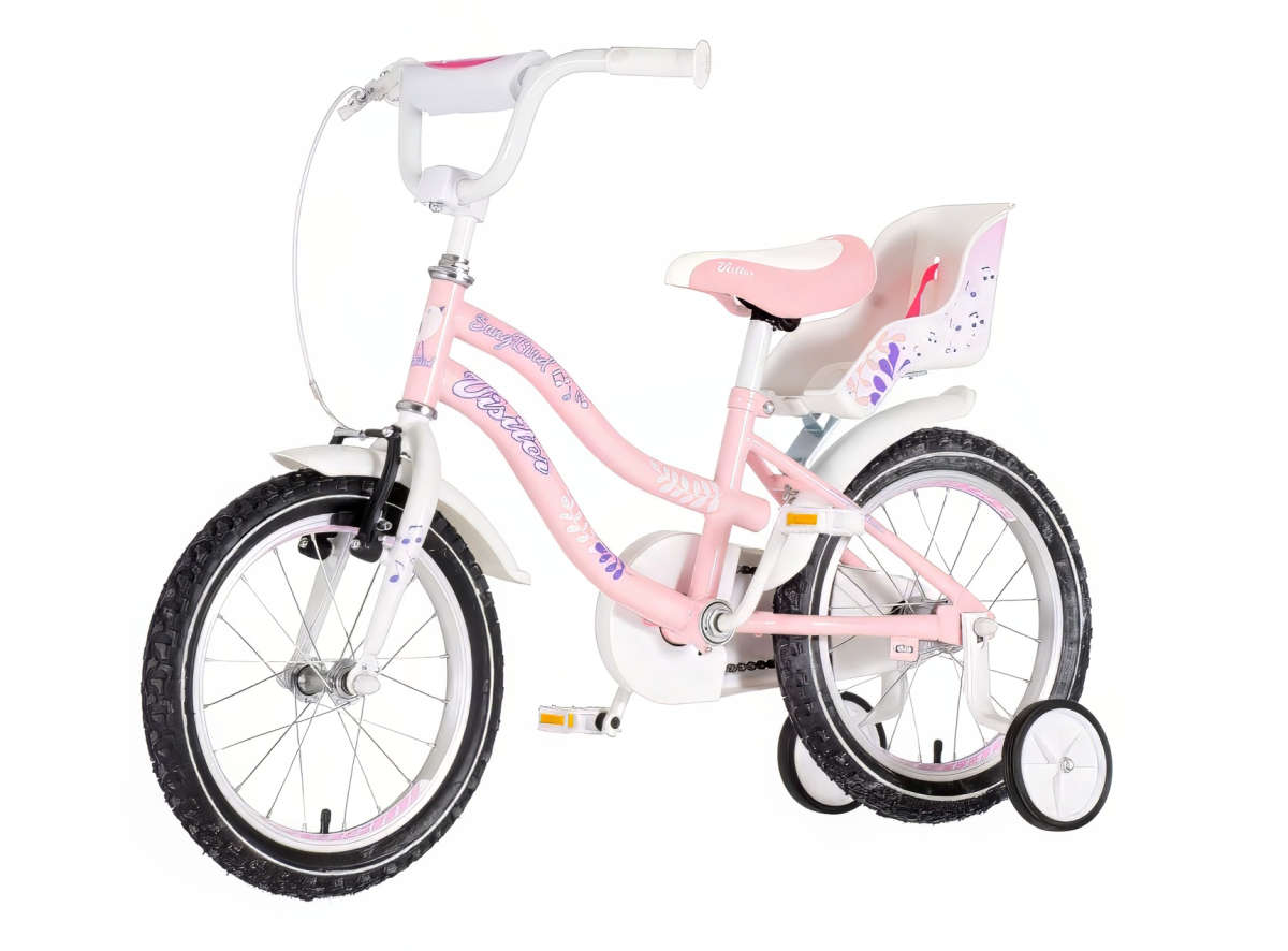 BICIKL KIDS VISITOR SONGBIRD 16" 9" V-BRAKE KONTRA 105-125CM (16") ROZE