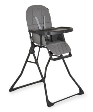 Cangaroo Waffle jednopoložajna hranilica za decu 6m+ Grey