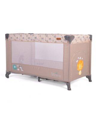 Cangaroo Africa prenosivi krevetac za bebe 1 nivo Beige