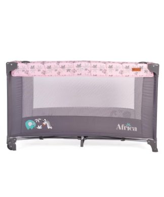 Cangaroo Africa prenosivi krevetac za bebe 1 nivo Pink