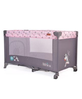 Cangaroo Africa prenosivi krevetac za bebe 1 nivo Pink