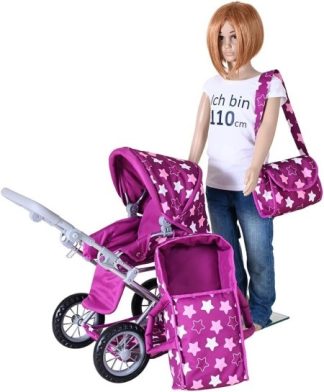 Kolica Ruby - Star dark Pink