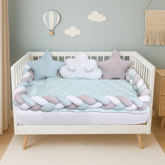 Alternative view of POSTELJINA komplet- Bambino lux mint
