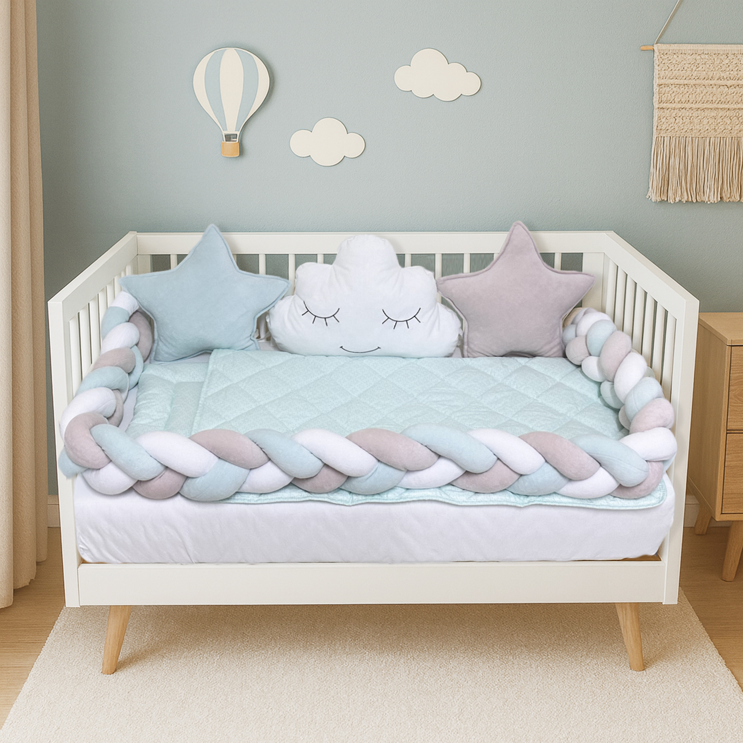 POSTELJINA komplet- Bambino lux mint - Slika 2