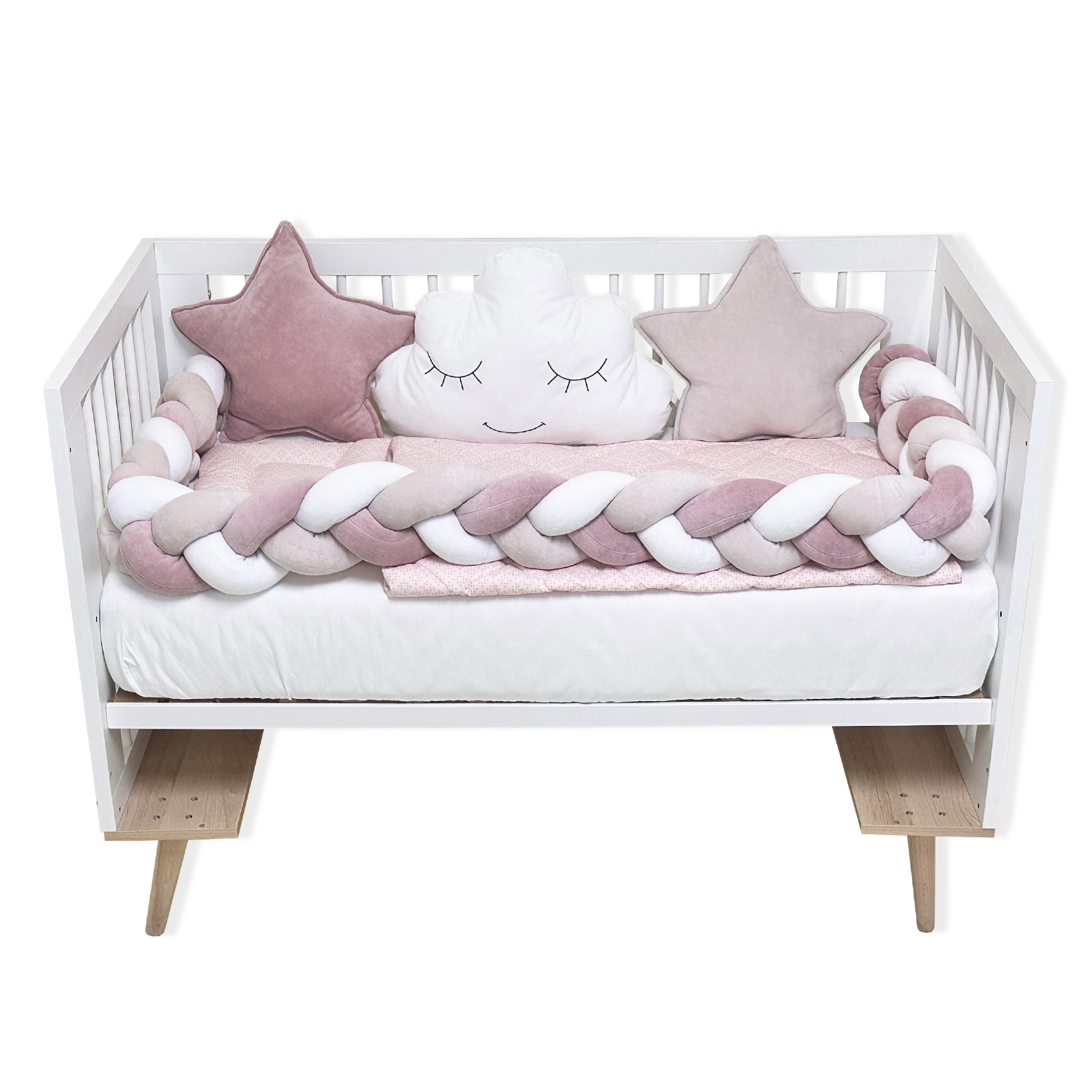 POSTELJINA komplet- Bambino lux roze