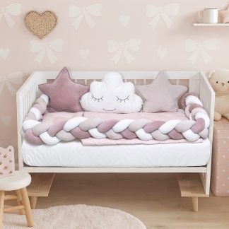 Alternative view of POSTELJINA komplet- Bambino lux roze