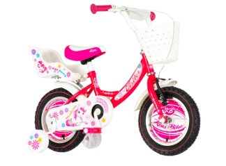 BICIKL KIDS VISITOR FAIRPONY 12" 7" V-BRAKE KONTRA 95-115CM CRVENI