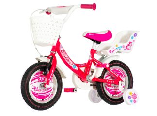 BICIKL KIDS VISITOR FAIRPONY 12" 7" V-BRAKE KONTRA 95-115CM CRVENI