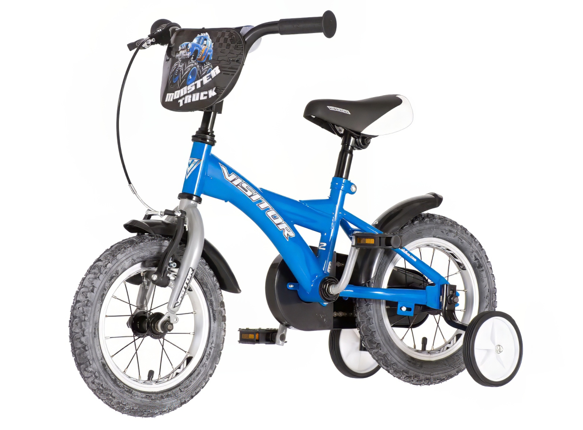 BICIKL KIDS VISITOR TRUCK 12" 7" V-BRAKE KONTRA 95-115CM (12") PLAVI