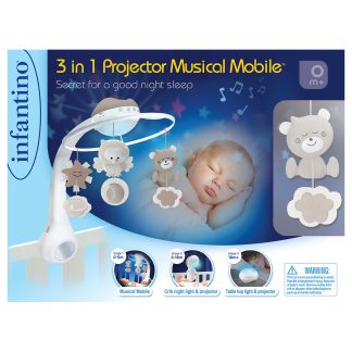 Infantino muzička vrteška i projektor 3u1