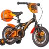 BICIKL KIDS VISITOR BASKET 12" 7" V-BRAKE KONTRA 95-115CM CRNO NARANDŽASTI