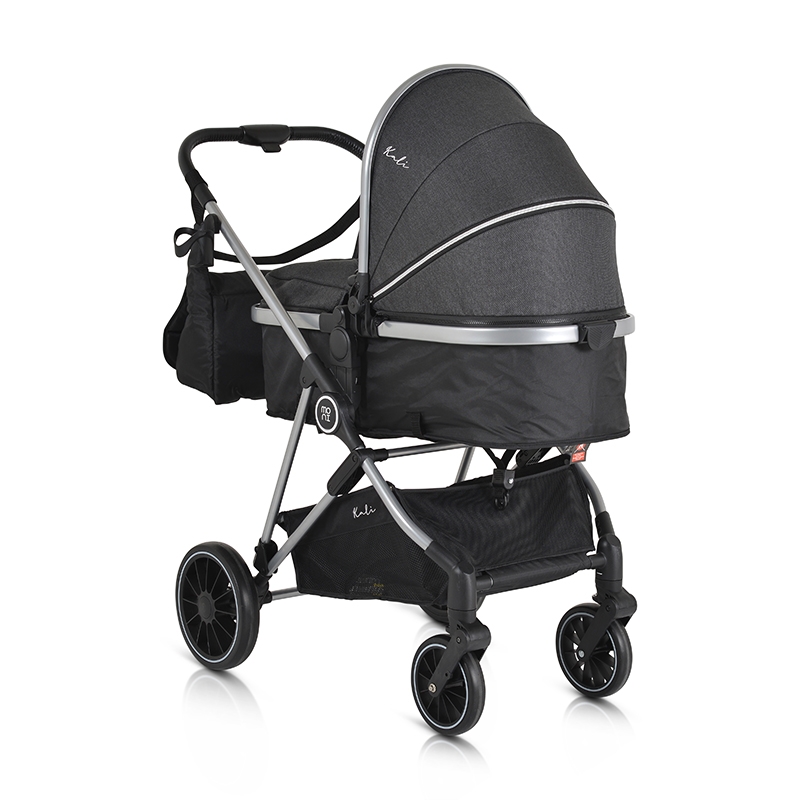 Moni Kali kolica za bebe 3 u 1 do 22 kg Black - Slika 3