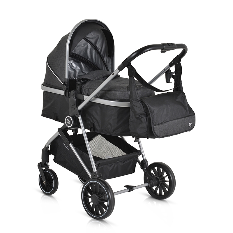 Moni Kali kolica za bebe 3 u 1 do 22 kg Black - Slika 2