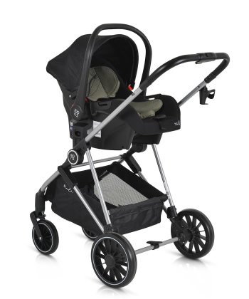 Moni Kali kolica za bebe 3 u 1 do 22 kg Olive Green - Slika 9