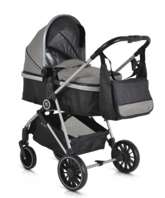 Moni Kali kolica za bebe 3 u 1 Grey