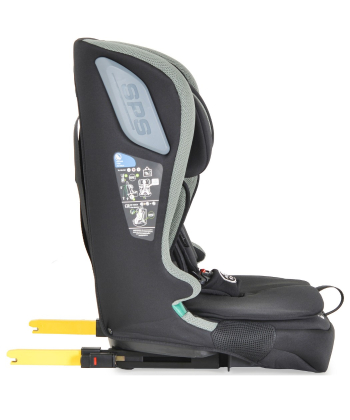 Cangaroo iDrive Isofix auto sedište za decu 76-150cm Twill Green - Slika 3