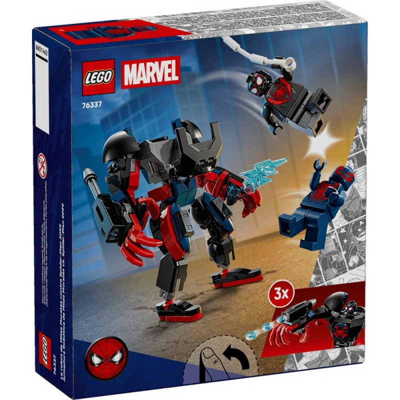 LEGO SUPER HEROES MARVEL MILES MORALES MECH VS SPIDERMAN - Slika 7