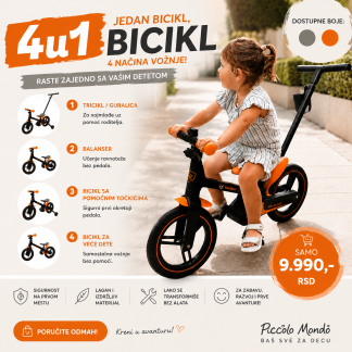 Bicikl balanser 4u1