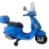 Motor za decu Vespa 12V 2 točka - Plava