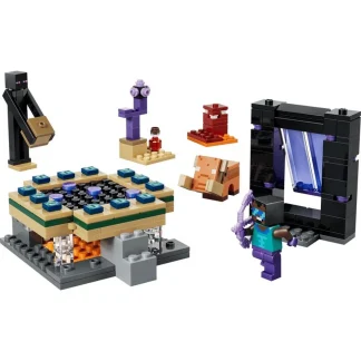 Alternative view of LEGO MINECRAFT NETHER AND END PORTAL JOURNEY