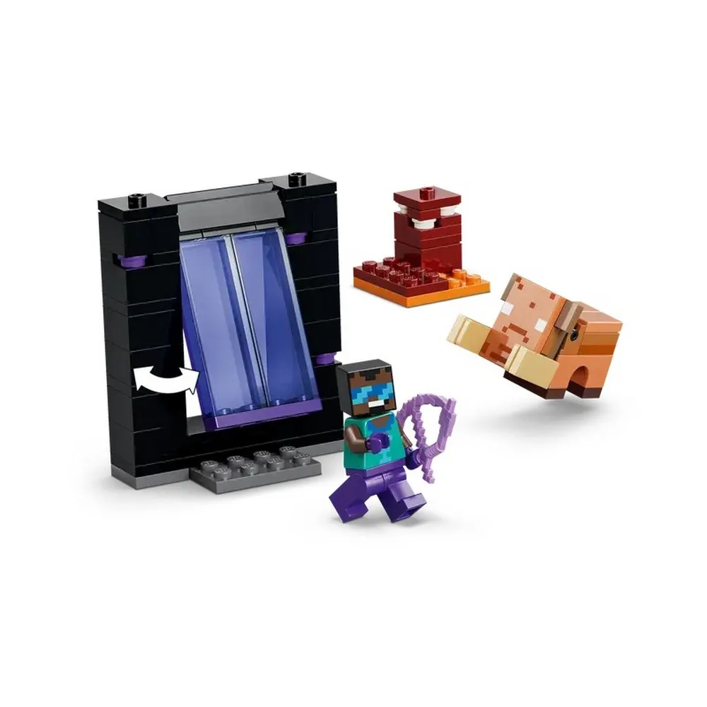 LEGO MINECRAFT NETHER AND END PORTAL JOURNEY - Slika 4