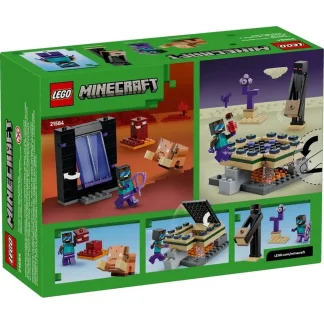 LEGO MINECRAFT NETHER AND END PORTAL JOURNEY