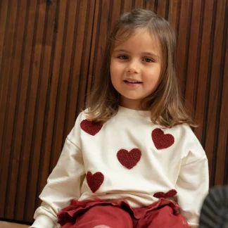 Dirkje Pamučna Dukserica za Devojčice Amour | Piccolo Mondo