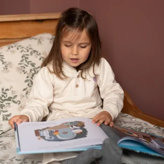 Dirkje Pamučni Komplet za Devojčice Lavender Dreams