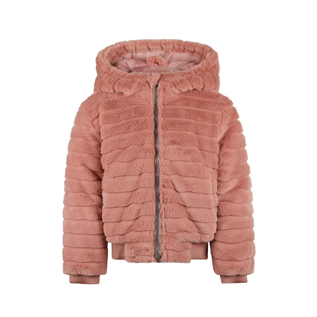 Koko noko plišana teddy jakna za devojčice Ash Rose